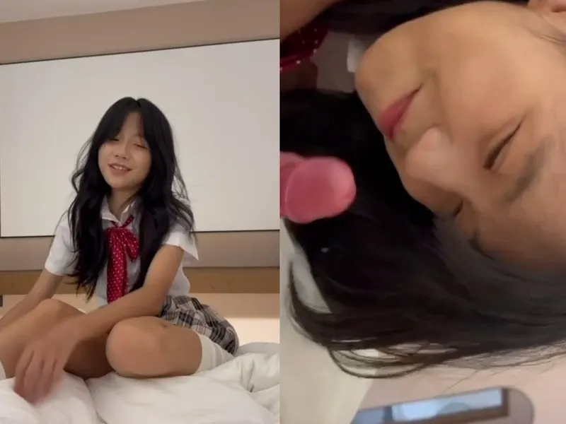 Em loli dễ thương liếm cậu bé biến em thành con đào dâm dục p1